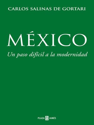 cover image of México, un paso difícil a la modernidad